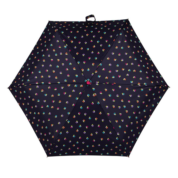 totes ECO-BRELLA® Compact Round French Flowers Print Umbrella (5 Section) Extra Image 2